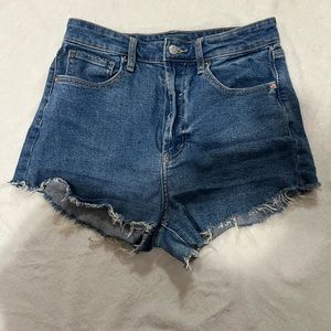 women’s high waist jean shorts